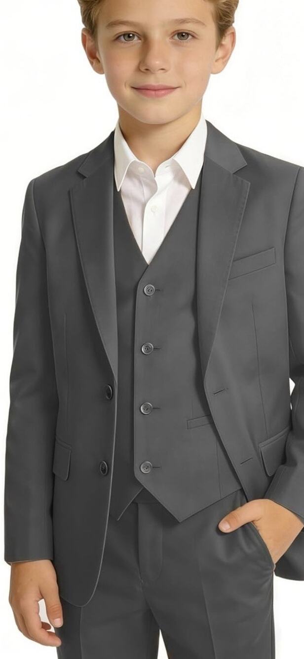 YuanLu Boys Suit for Kids Tuxedo Wedding Ring Bearer Outfit 3t